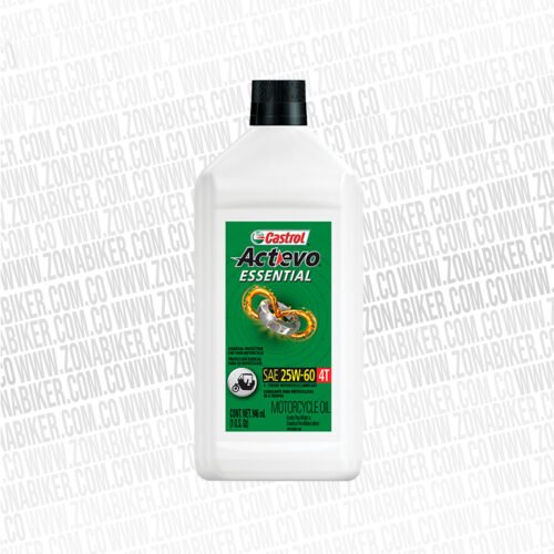Aceite Castrol Actevo Essenti Mineral 4T 25W-60 1Lt