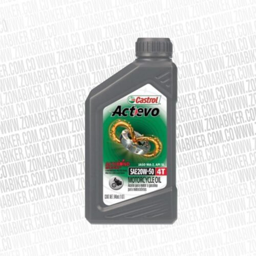 Aceite Castrol Actevo Mineral 4T 20W-50 1Lt