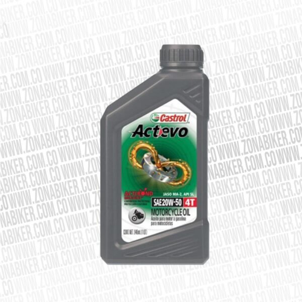 Aceite Castrol Actevo Mineral 4T 20W-50 1Lt