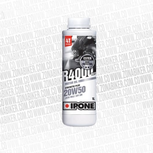 Aceite Ipone R4000 Sintetico 4T 20W-50 1Lt