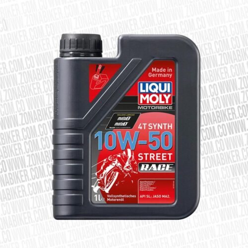 Aceite Liqui Moly Race Sintetico 4T 10W-50 1Lt