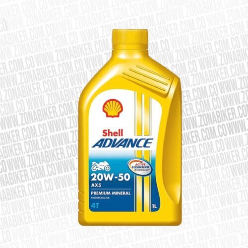 Aceite Shell Advance Ax5 20W-50 1 Litro