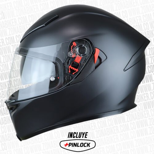 CASCO AGV K5 MULTI SOLID NEGRO