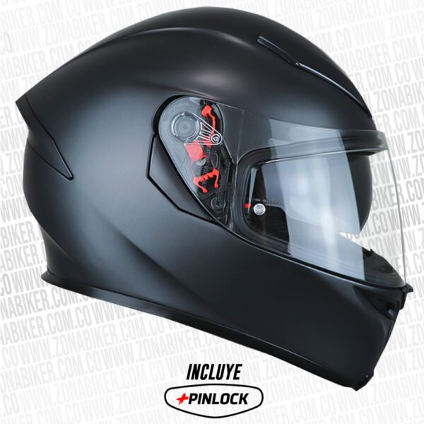 CASCO AGV K5 MULTI SOLID NEGRO