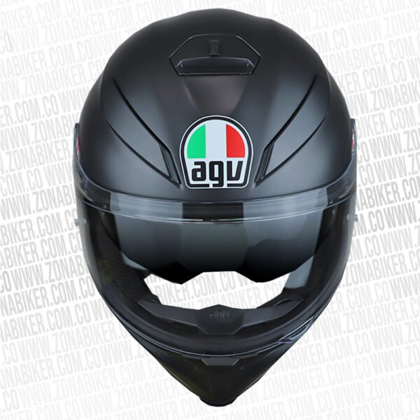 CASCO AGV K5 MULTI SOLID NEGRO