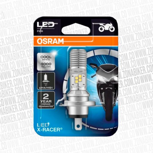 BOMBILLO OSRAM FAROLA LED RACER H4 6.000 LMS