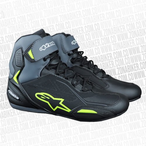 Botas Alpinestars Faster 3Ds Negra Gris Amarillo