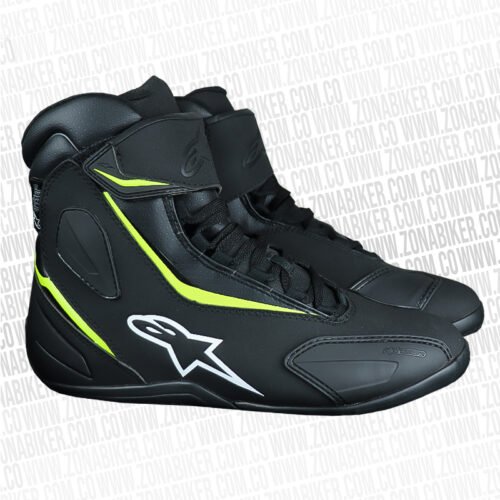 Botas Alpinestars Fastback-2 Negro Amarillo Fluorescente