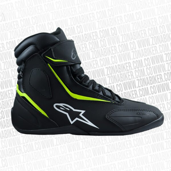 Botas Alpinestars Fastback-2 Negro Amarillo Fluorescente