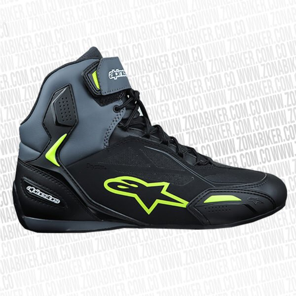 Botas Alpinestars Faster 3Ds Negra Gris Amarillo