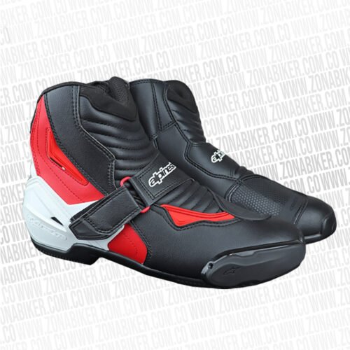 Botas Alpinestars Smx-1 Negra Blanca Roja