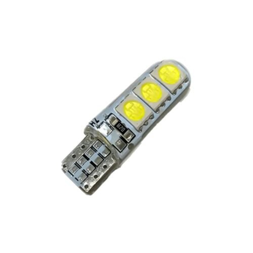 Bombillo Bayoneta T10 Siliconado Flasheo