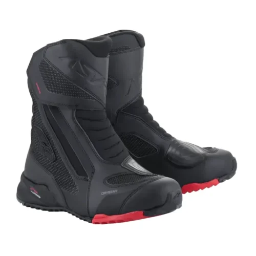 Botas Alpinestars Rt-7 Drystar Negro Rojo