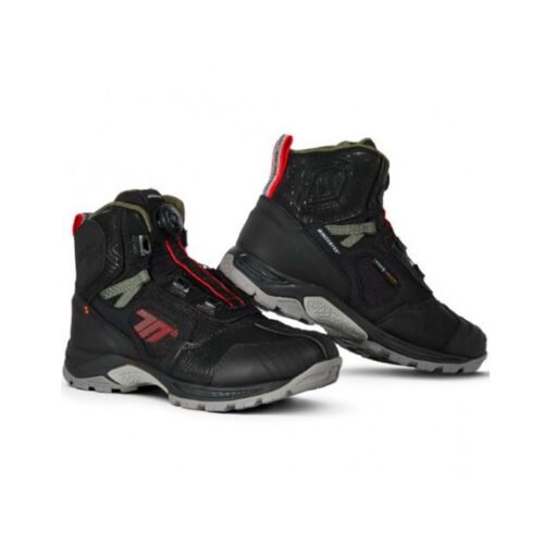 Botas Seventy Sd-Ba7 Stelvio Baja Negro Verde Rojo