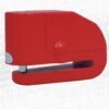 Candado Freno Disco Alarma Rojo