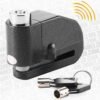 Candado Freno Disco Alarma Negro