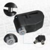 Candado Freno Disco Alarma Negro