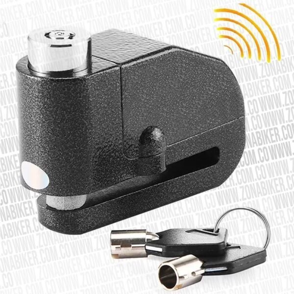 Candado Freno Disco Alarma Rojo