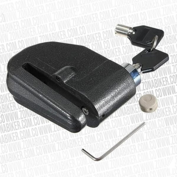 CANDADOFRENODISCOALARMa1.jpg Candado Freno Disco Alarma Negro