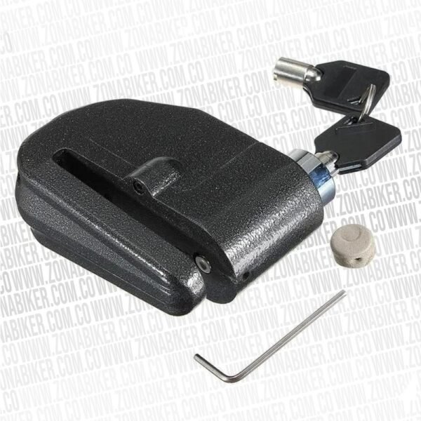 Candado Freno Disco Alarma Azul