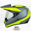 Casco Agv Ax9 Multi Pacific Road Gris Amarillo