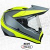 Casco Agv Ax9 Multi Pacific Road Gris Amarillo