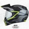 Casco Agv Ax9 Multi Siberia Negro Amarillo Neón