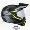 Casco Agv Ax9 Multi Siberia Negro Amarillo Neón