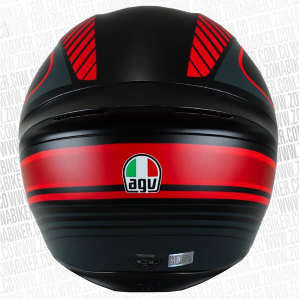 Casco Agv K1 Multi Warmup Rojo