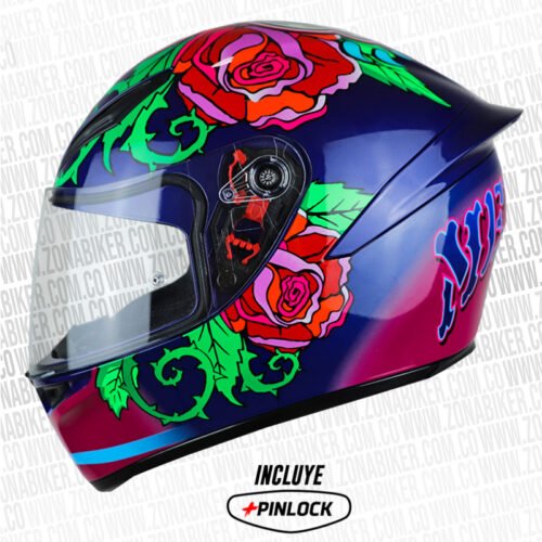 Casco Agv K1 Salom Azul Full Color