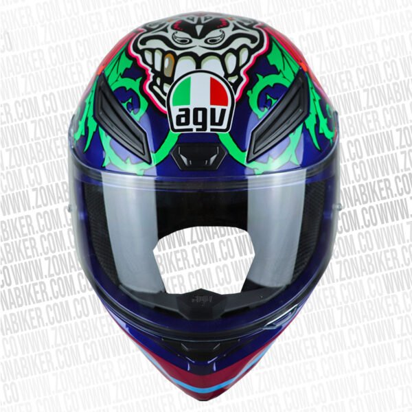 Casco Agv K1 Salom Azul Full Color