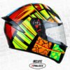 Casco Agv K1 Top Elements Negro Full Color