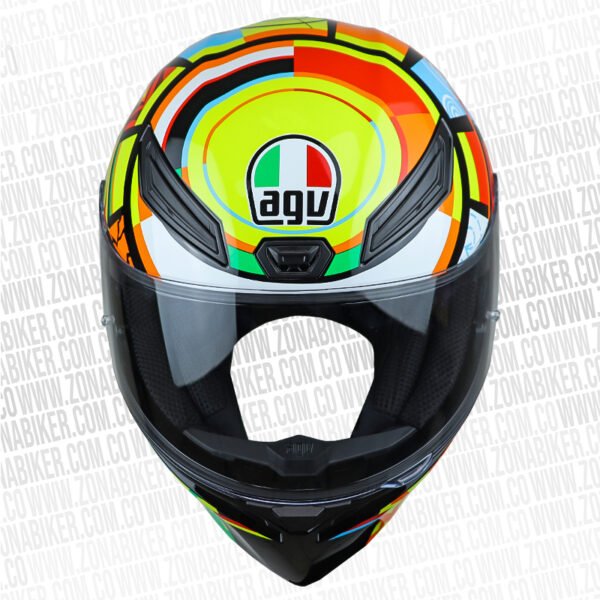 Casco Agv K1 Top Elements Negro Full Color
