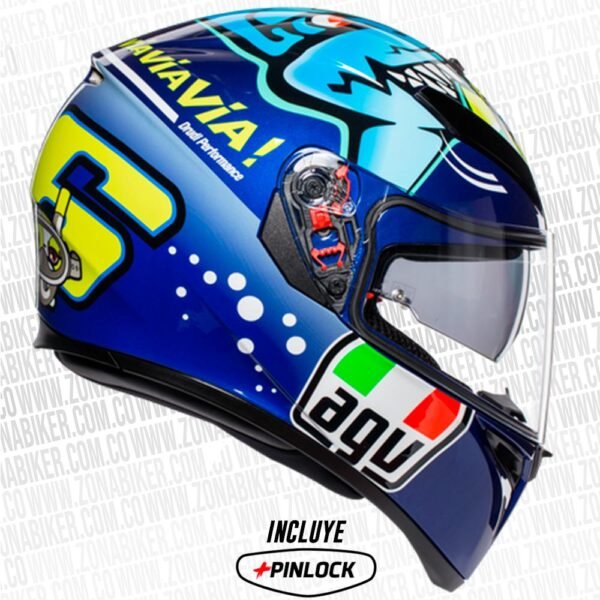 Casco Agv K3 Sv Rossi Misano 15