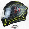 CASCO AGV K5 TORNADO NEGRO AMARILLO