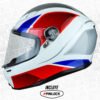 CASCO AGV K6 MULTI HYPHEN ROJO AZUL