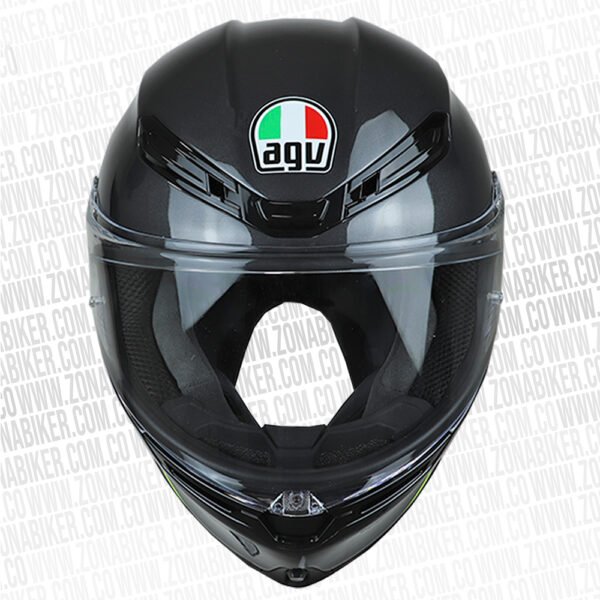 CASCO AGV K6 MULTI MINIMAL NEGRO AMARILLO