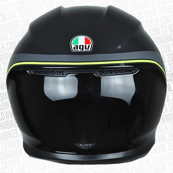 CASCO AGV K6 MULTI MINIMAL NEGRO AMARILLO