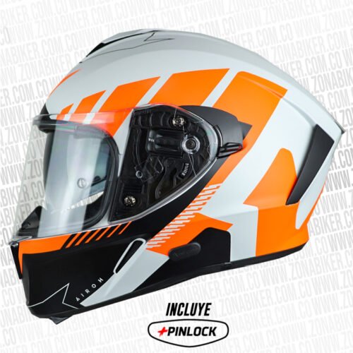 Casco Airoh Spark Rise Naranja
