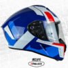 Casco Airoh Spark Shogun Azul Rojo