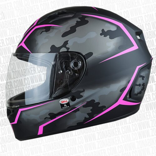 Casco Bell Qualifier Stealthcamo Negro Fucsia