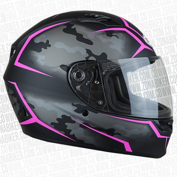 Casco Bell Qualifier Stealthcamo Negro Fucsia