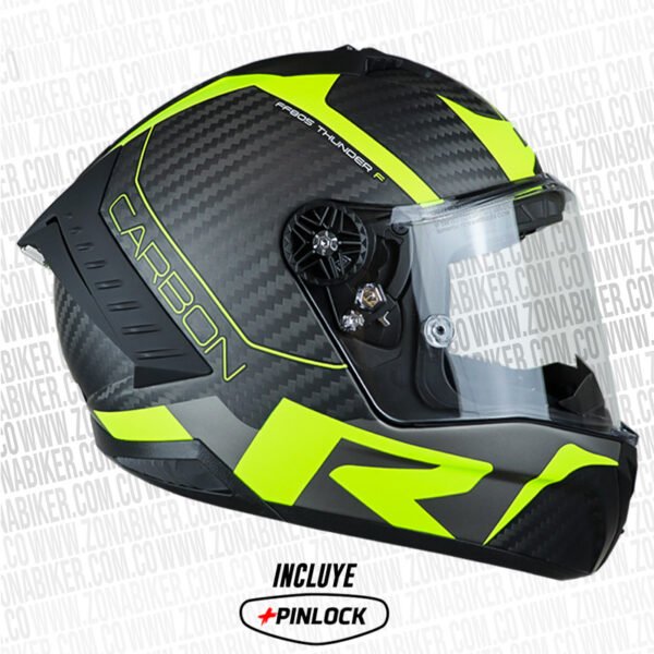 Casco Ls2 805 Thunder Racing 1 Negro Amarillo Neón