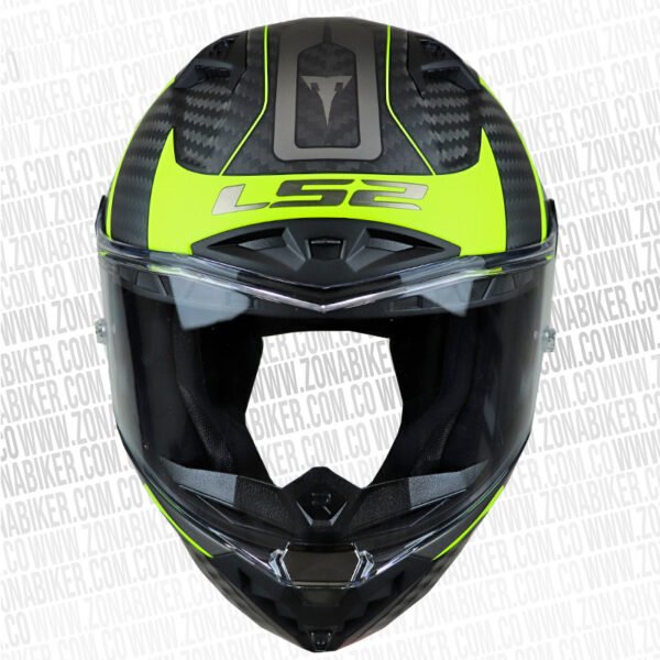 Casco Ls2 805 Thunder Racing 1 Negro Amarillo Neón