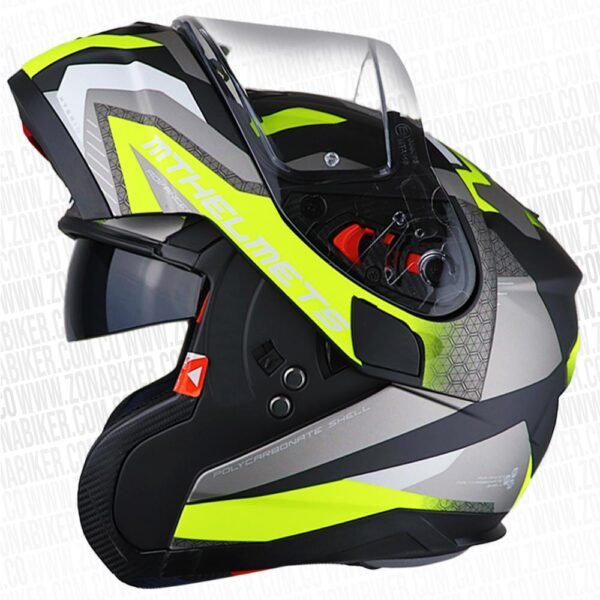 Casco Mt Atom Sv Hybrid E3 Amarillo