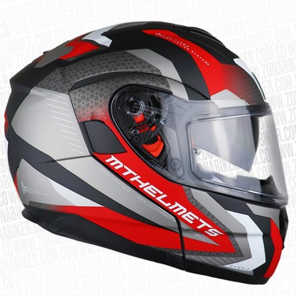 Casco Mt Atom Sv Hybrid E5 Rojo