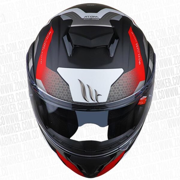 Casco Mt Atom Sv Hybrid E5 Rojo