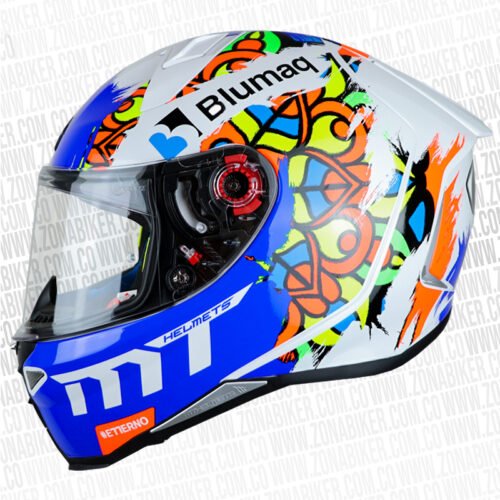 Casco Mt Revenge 2 Moto 3 Blanco
