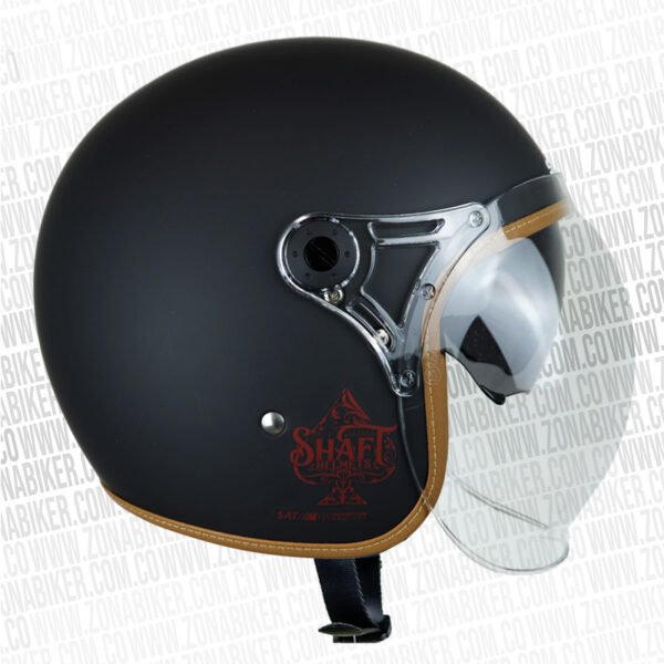 Casco Shaft 121 Scrambl Solid Negro Rojo