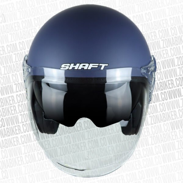 Casco Shaft 121 Scrambl Stripes Azul Navy Dorado